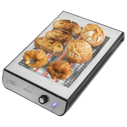 Torradeira CECOTEC TURBO EASYTOAST INOX | 900W, 6 níveis