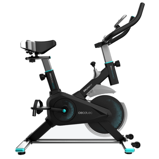 Bicicleta Estática Cecotec Drumfit Indoor 6000 Compact | 6 kg, LCD, Compacta