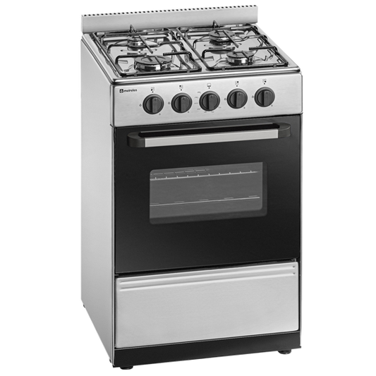 Fogão Meireles N 510 X Nat St | 4 Queimadores Gás, Forno 55L, Classe A