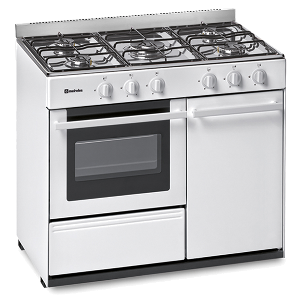 Fogão a Gás Meireles 921 W Nat St | 5 Queimadores, Forno Gás, 55L