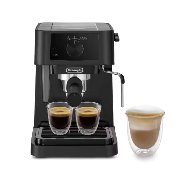 Máquina de Café Expresso Delonghi EC230Bk | 15 Bar, Cappuccino, 1lt
