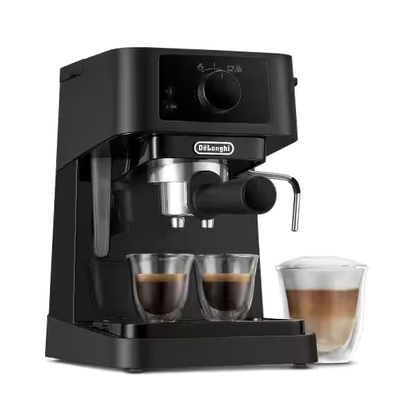 Máquina de Café Expresso Delonghi EC230Bk | 15 Bar, Cappuccino, 1lt