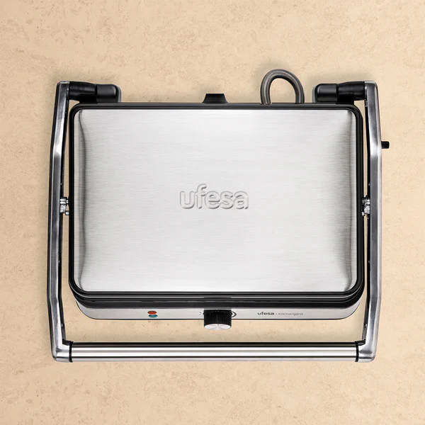 Grelhador Elétrico UFESA Kilimanjaro | 2200W, Antiaderente, Inox