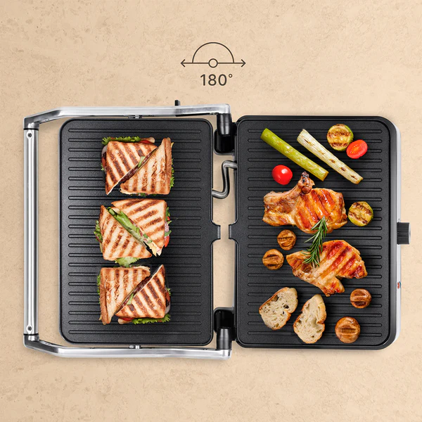 Grelhador Elétrico UFESA Kilimanjaro | 2200W, Antiaderente, Inox