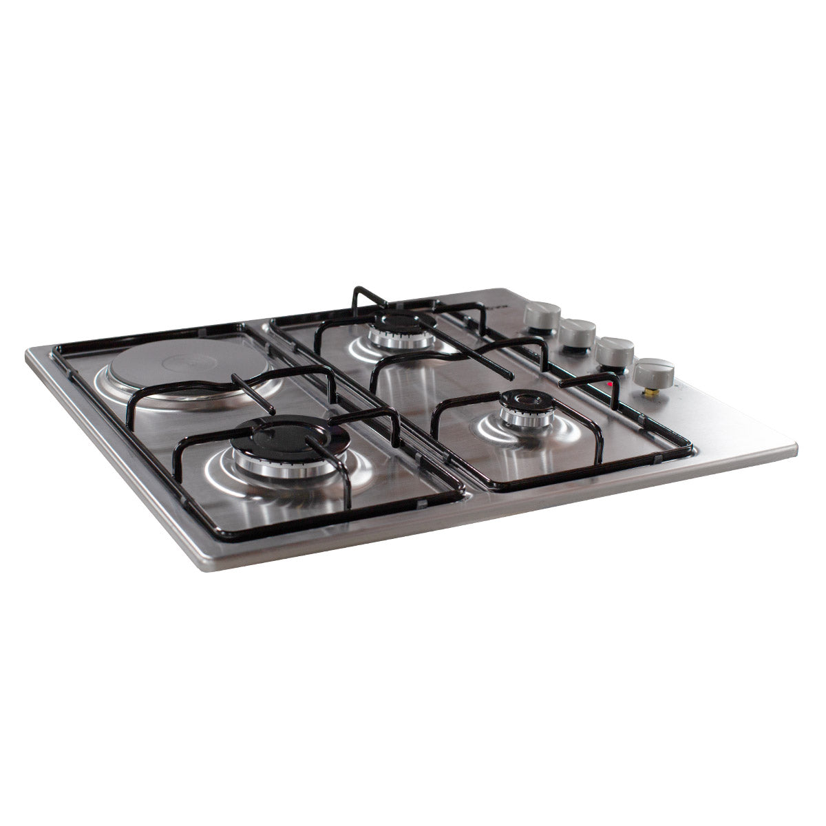Placa Combinada Vox EBG310GIX | Gás/Elétrica, 3 zonas, Inox
