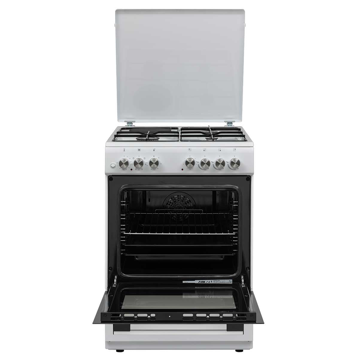 Fogão Misto VOX GTR6315W | 4 Queimadores, Forno Elétrico, 69L