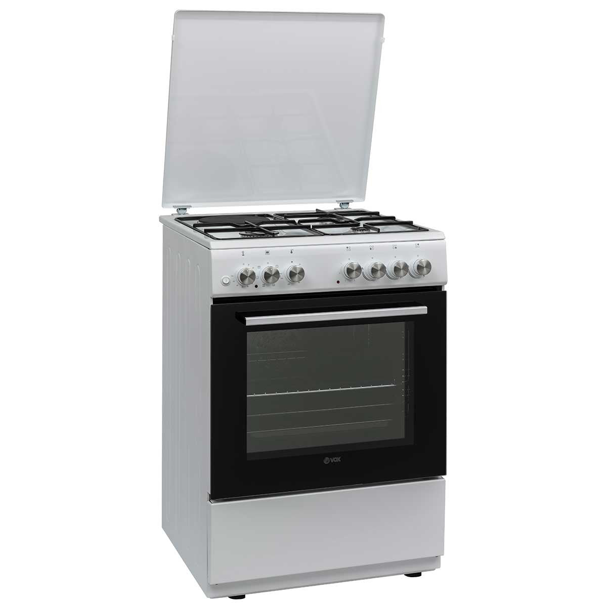 Fogão Misto VOX GTR6315W | 4 Queimadores, Forno Elétrico, 69L