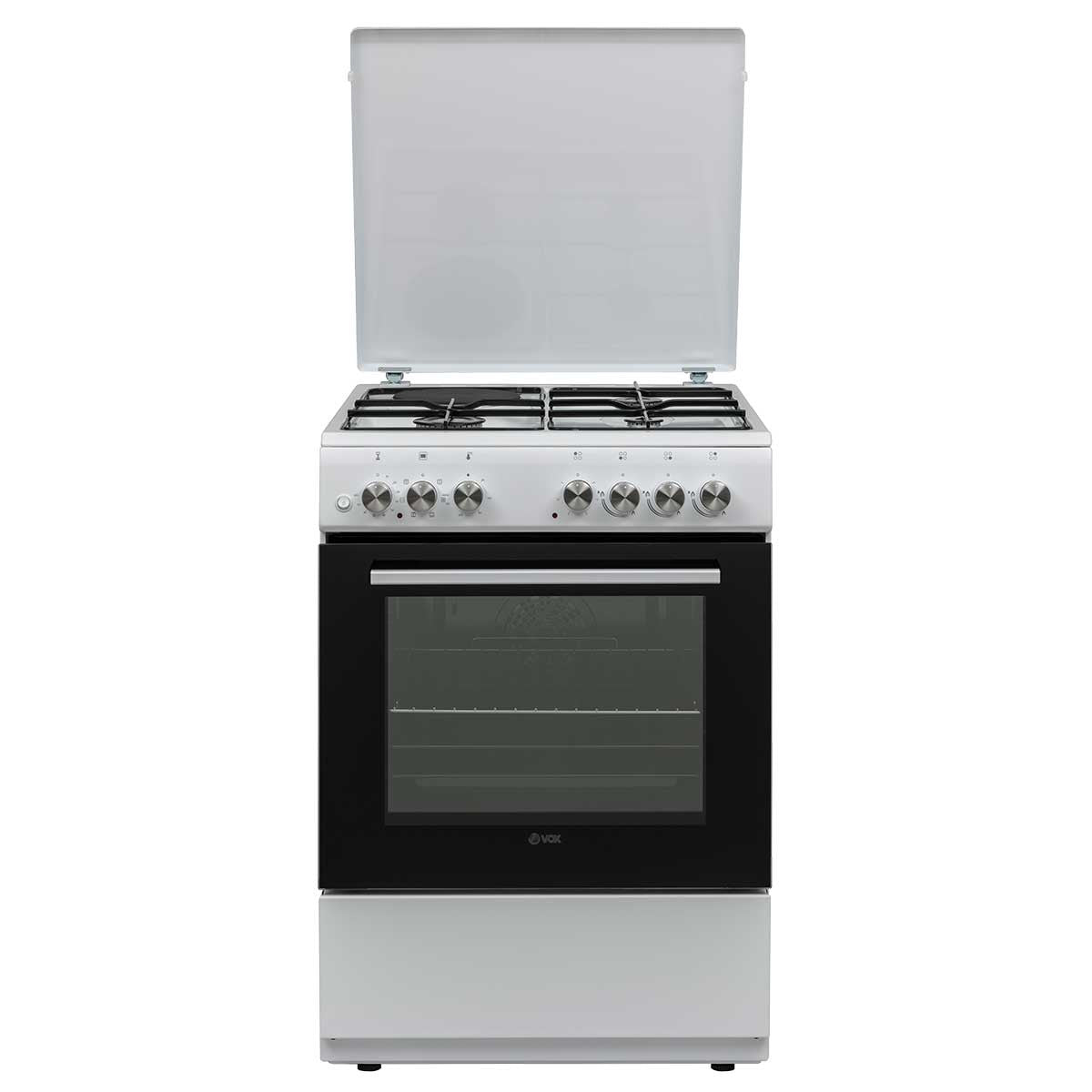 Fogão Misto VOX GTR6315W | 4 Queimadores, Forno Elétrico, 69L