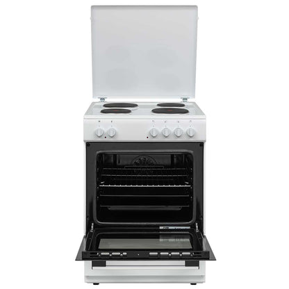Fogão Elétrico VOX EHT6020WG | 65L, 4 Discos, Classe A