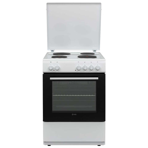 Fogão Elétrico VOX EHT6020WG | 65L, 4 Discos, Classe A