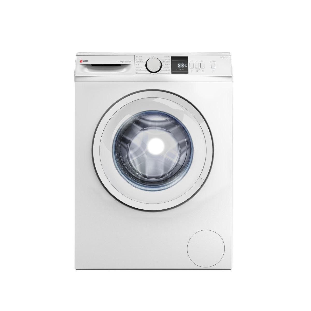 Máquina de Lavar Roupa Vox WM 1070 T14D | 7kg, 1000 RPM, Classe D