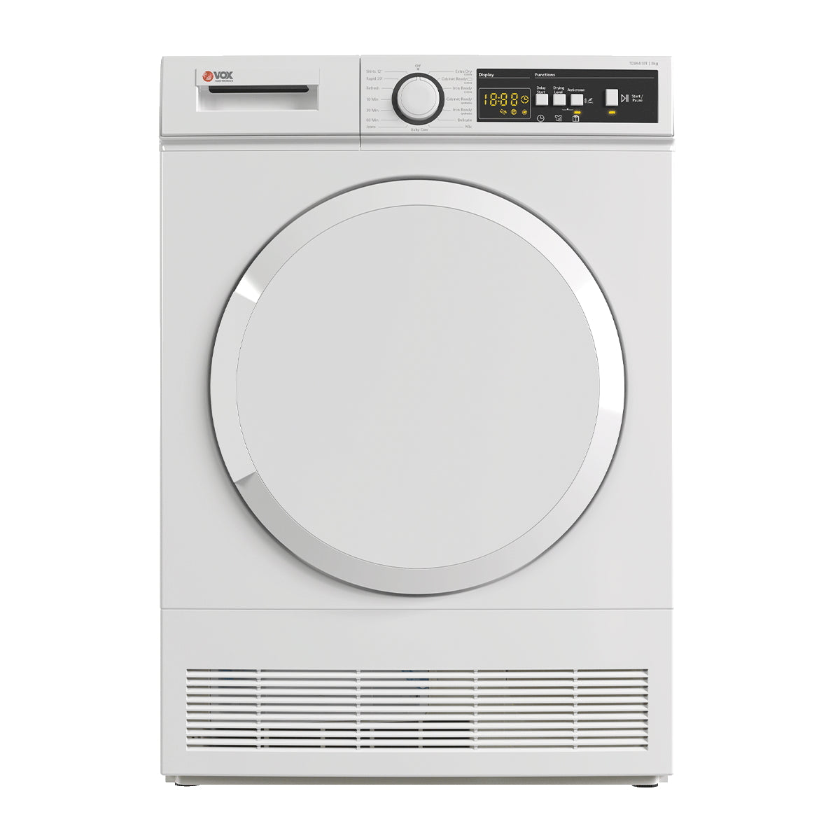 Secador de Roupa Vox TDM810T | 8kg, Condensação, Classe B