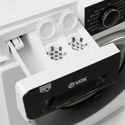 Máquina de Lavar Roupa Vox WM1288SAT2T15D | 8kg, 1200 RPM, Classe D