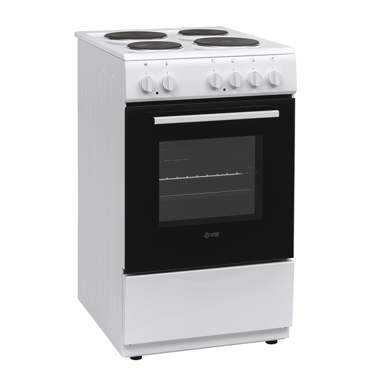 Fogão Elétrico VOX EHB500WBF | 4 Discos, Forno Elétrico, 55L