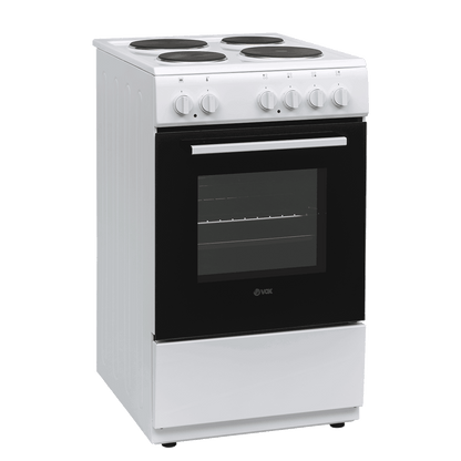 Fogão Elétrico VOX EHB500WBF | 4 Discos, Forno Elétrico, 55L