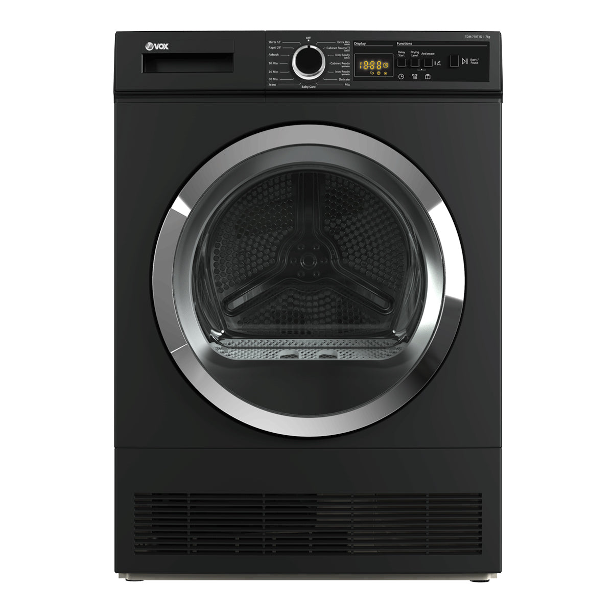 Secador de Roupa Vox TDM710T1G | 7kg, Condensação, Classe B