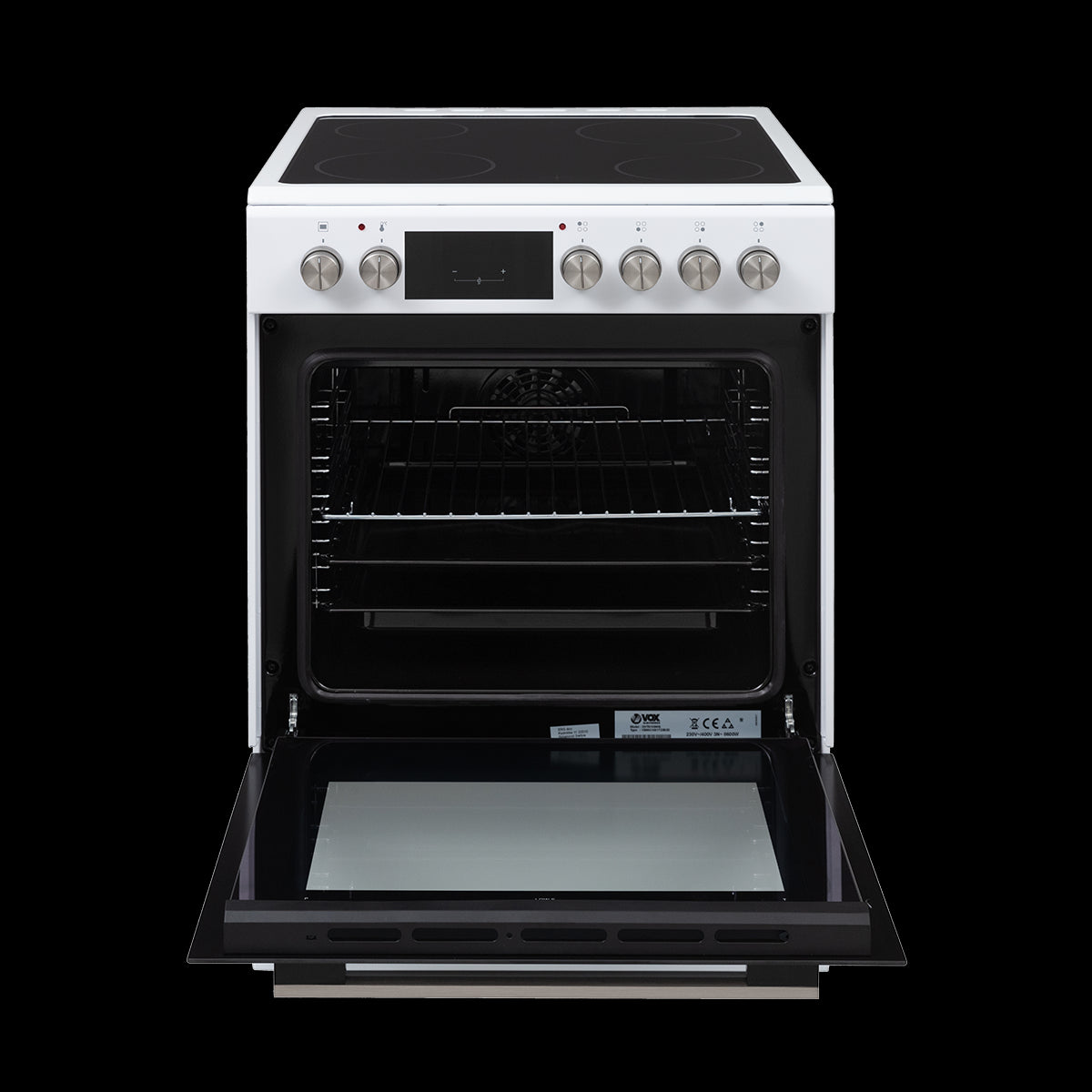 Fogão Elétrico VOX CHT6155WQ | Vitrocerâmico, Forno Elétrico, 69L