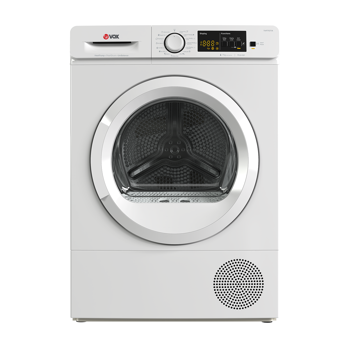 Secador de Roupa Vox THP715T1A | 7kg, Bomba de Calor, A+