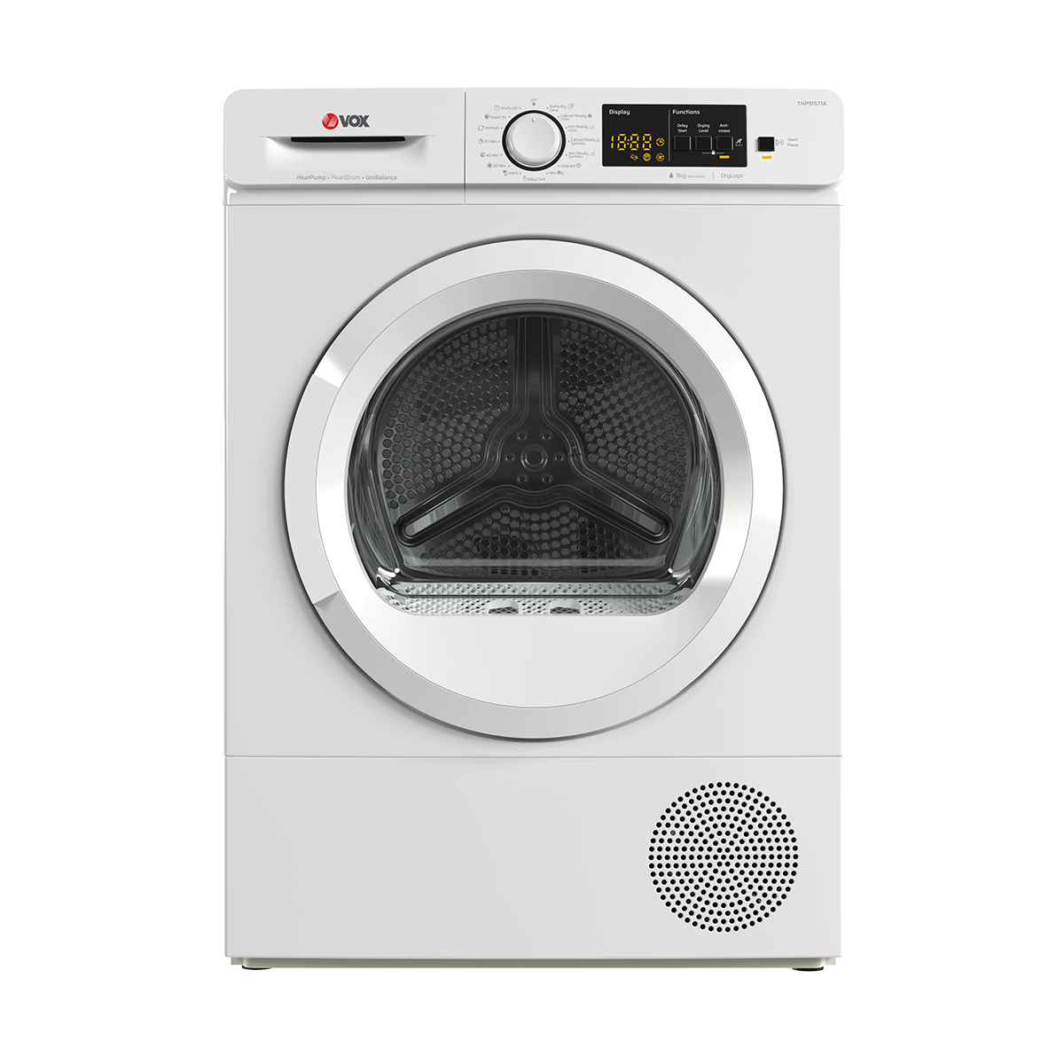 Secador de Roupa Vox THP915T1A | 9kg, Bomba de Calor, A+
