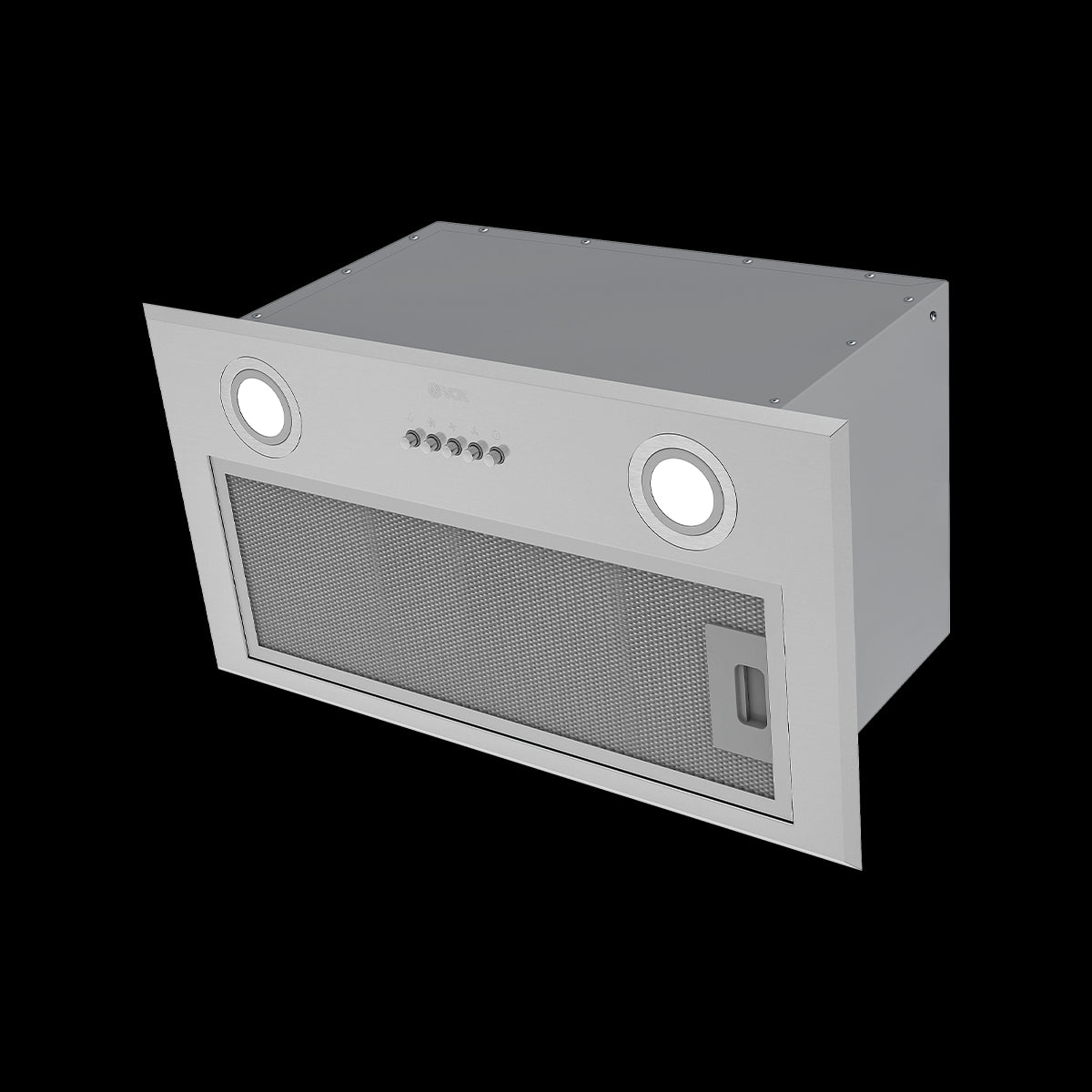 Exaustor Vox BTN5T01IX | 443 m³/h, 3 velocidades, Inox