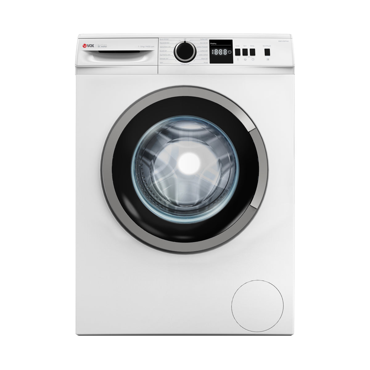 Máquina de Lavar Roupa Vox WMI1495T14A | 9kg, 1400 RPM, Classe A