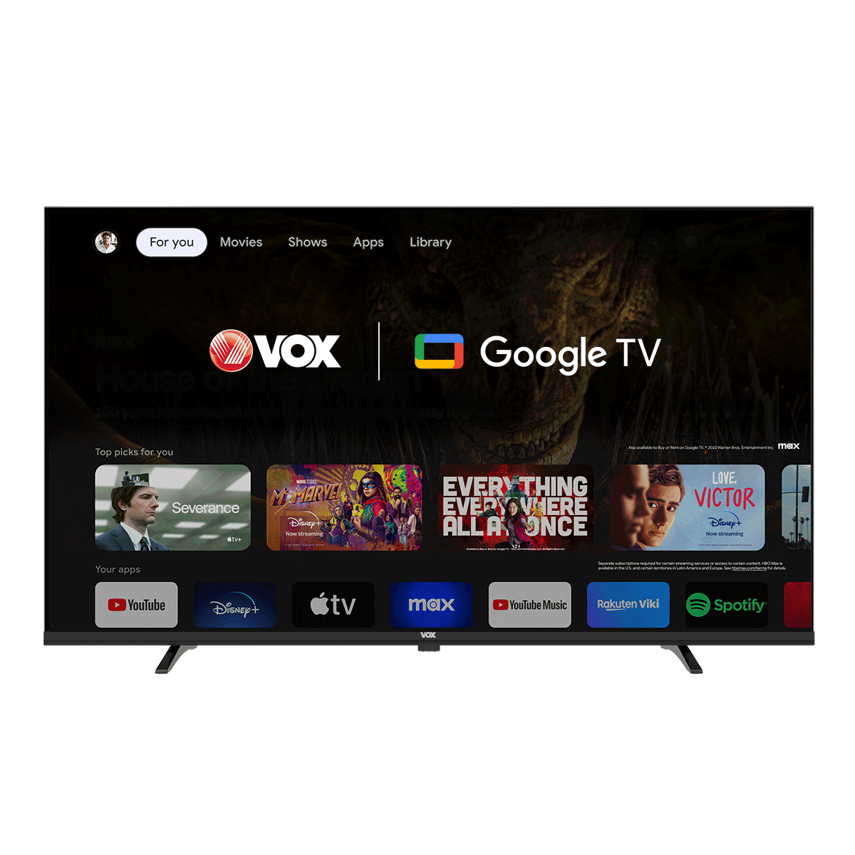 TV Vox 40GOF080B | 40", LED, Full HD, Google TV