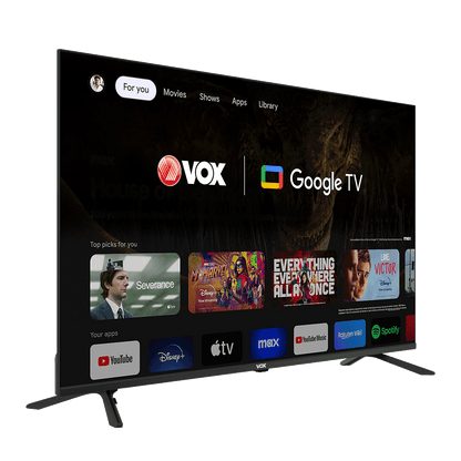 TV Vox 55GOU080B | 55", LED, 4K, Google TV
