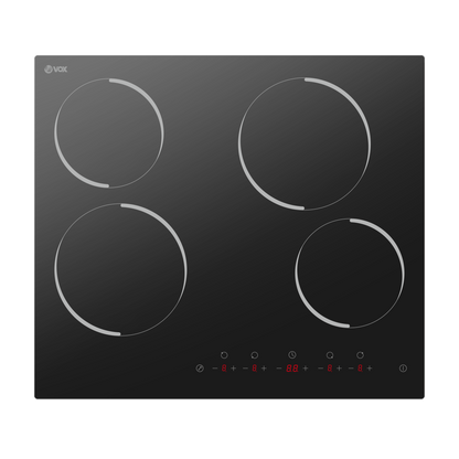 Placa de Vitrocerâmica Vox EBC400DBR2 | 4 Zonas, Touch