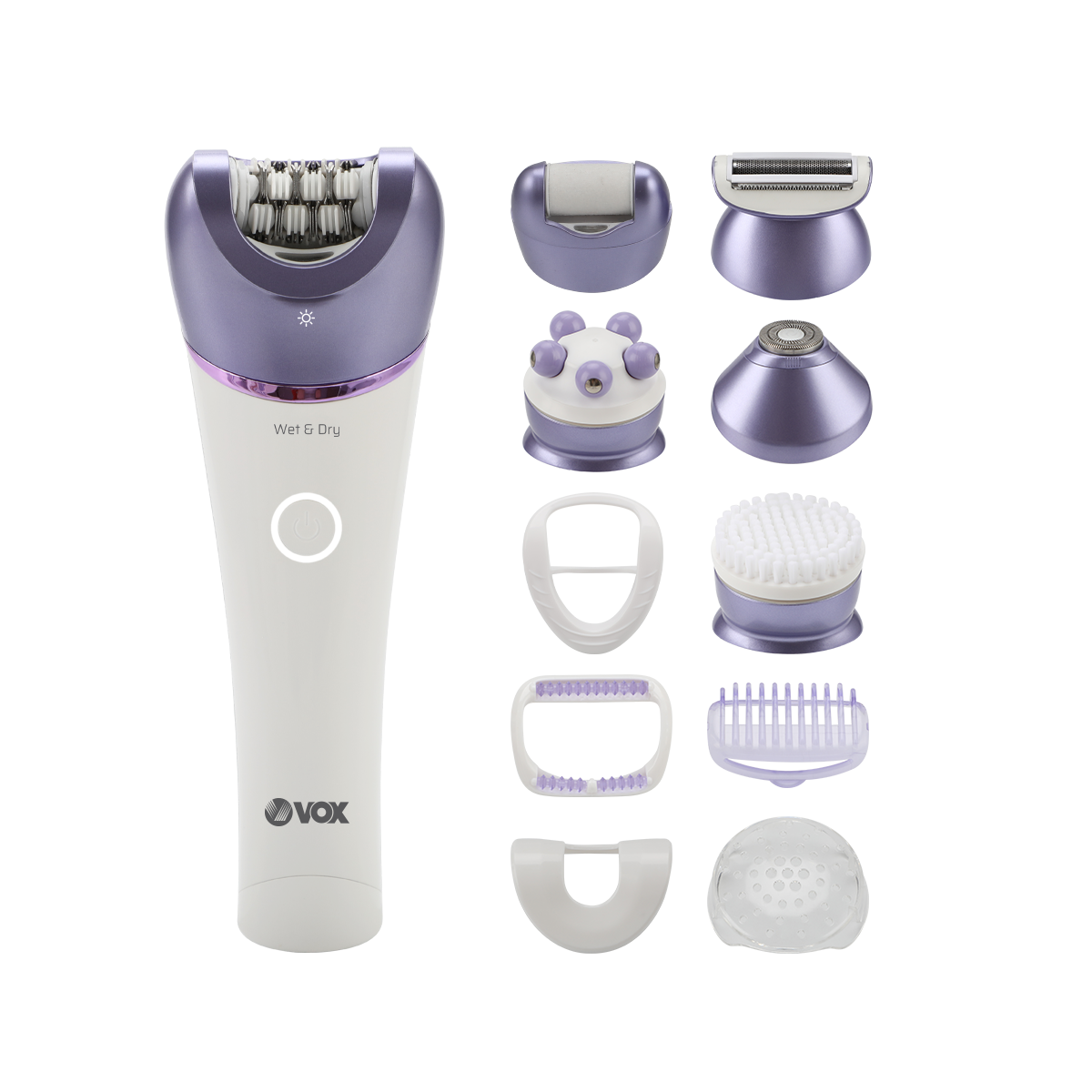 Depiladora Vox LS607P | 6 em 1, 120 min autonomia, IPX7