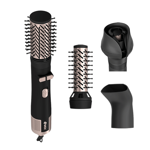 Escova de Cabelo Rotativa Vox HBC312B | 4 em 1, 800-1000W