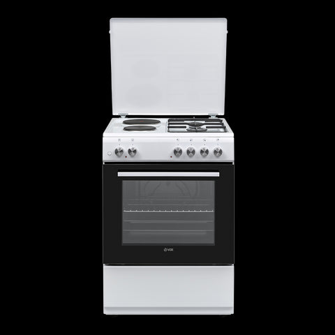 Fogão Misto VOX GHB6220W | 2 Queimadores, Forno Elétrico, 72L