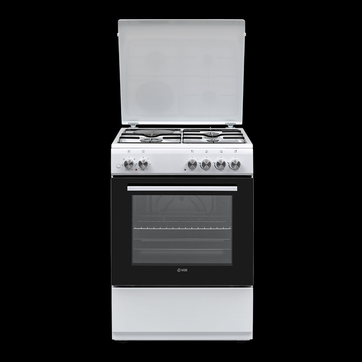 Fogão Misto VOX GHB6310W | 3 Queimadores, Forno Elétrico, 72L
