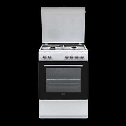 Fogão Misto VOX GHB6310W | 3 Queimadores, Forno Elétrico, 72L