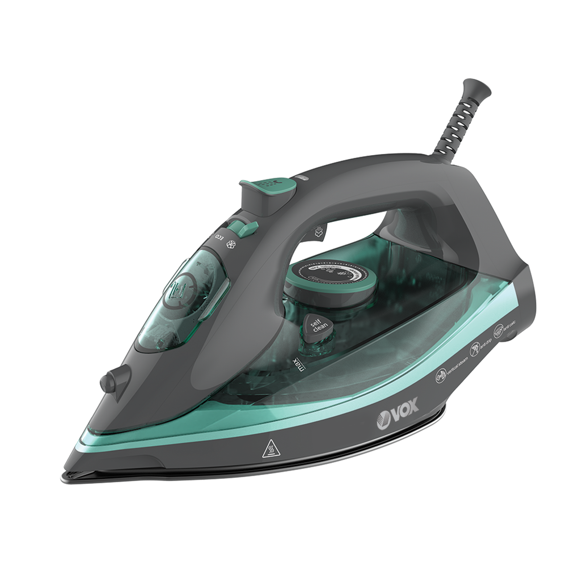 Ferro de engomar VOX DBL2551 | 2600W, Base cerâmica, Anticalcário