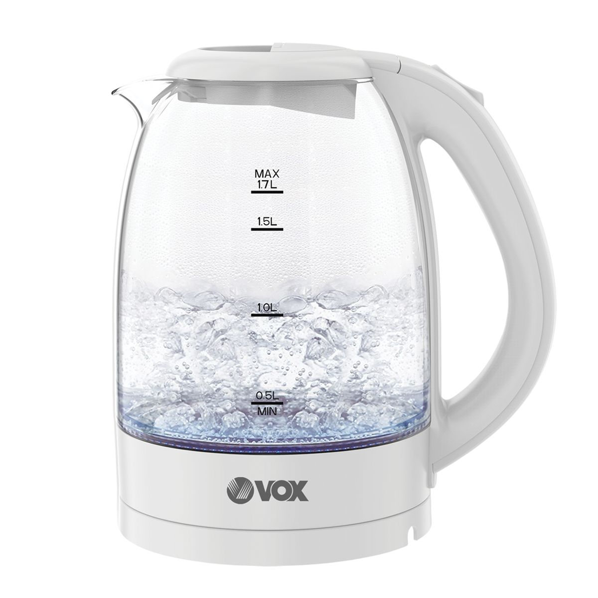 Jarro Elétrico Vox WK8010 | 1.7L, 2200W, Filtro