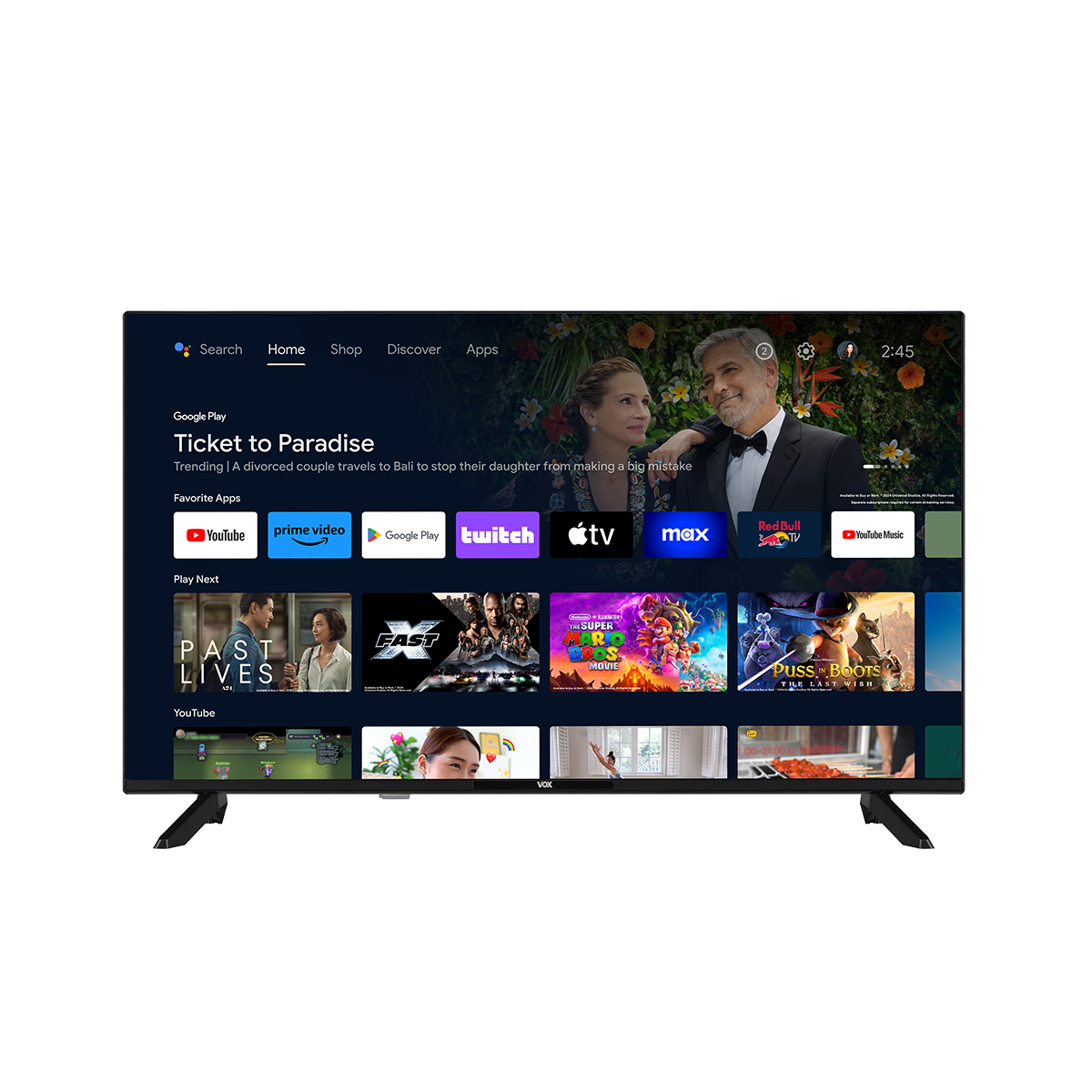 TV Vox 40ADF758 | 40", LED, Full HD, Android TV