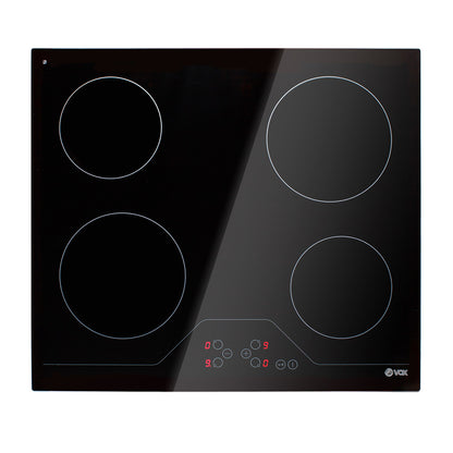 Placa de Vitrocerâmica Vox EBC400DB | Touch, 4 zonas