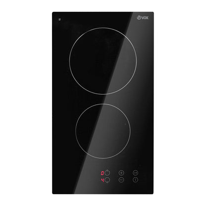 Placa de Vitrocerâmica Vox EBC200DB | 2 zonas, Touch frontal