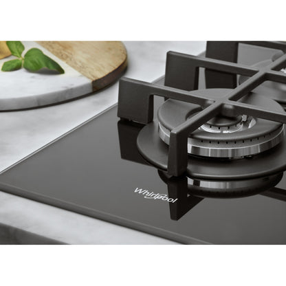 Placa a Gás Whirlpool GOWL728/NB | 5 zonas, 11300W, 73x51cm, Preto