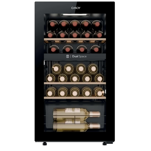 Garrafeira Candy CNWQ4G32G2 | 32 garrafas, 1 zona, Wi-Fi