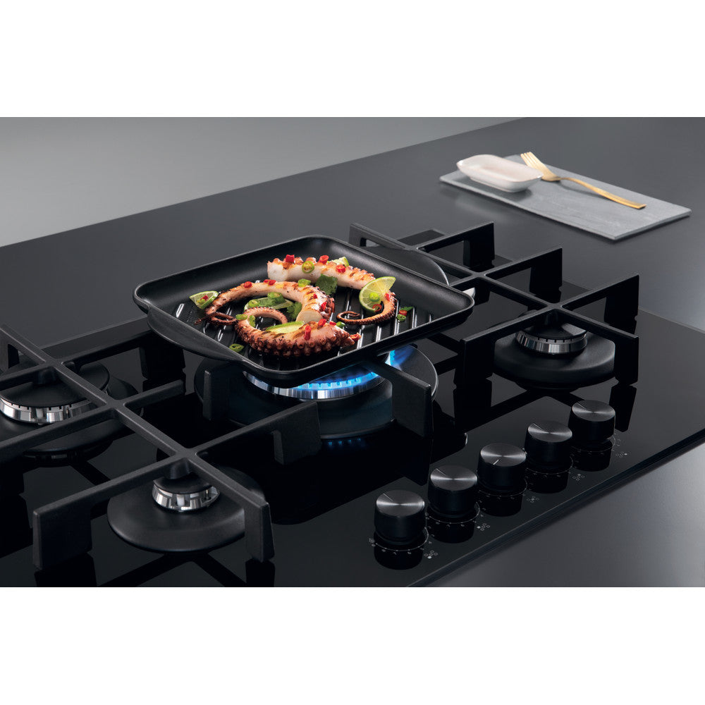 Placa a Gás Whirlpool GOWL728/NB | 5 zonas, 11300W, 73x51cm, Preto