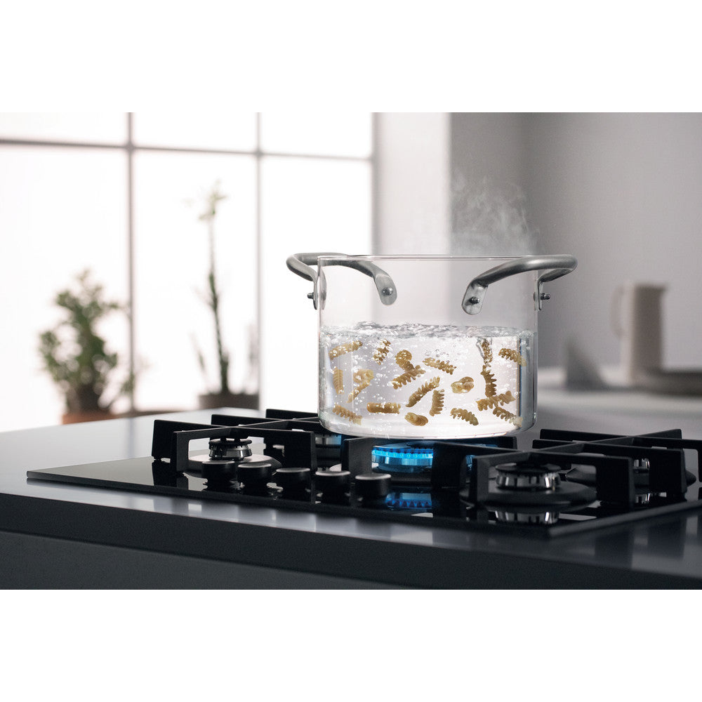 Placa a Gás Whirlpool GOWL728/NB | 5 zonas, 11300W, 73x51cm, Preto