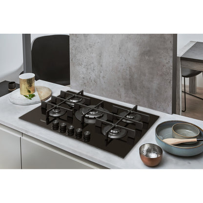 Placa a Gás Whirlpool GOWL728/NB | 5 zonas, 11300W, 73x51cm, Preto