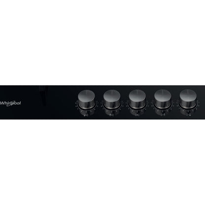 Placa a Gás Whirlpool GOWL728/NB | 5 zonas, 11300W, 73x51cm, Preto