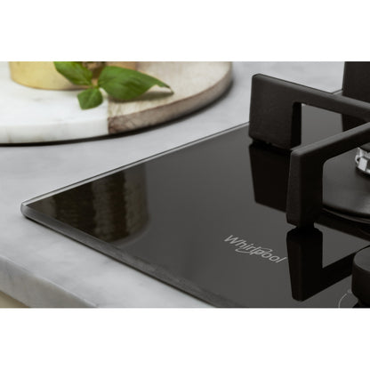Placa a Gás Whirlpool GOWL728/NB | 5 zonas, 11300W, 73x51cm, Preto