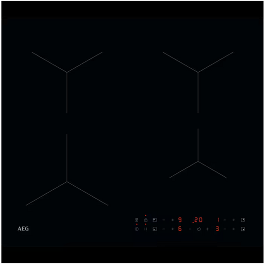 Placa de Indução AEG TN64IA0BIB | 58 cm, Indução, PowerBoost