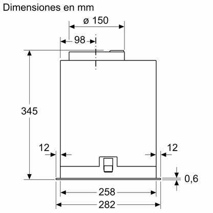 Exaustor Integrável Bosch DLN88PC60 | 780 m³/h, A++, 86cm
