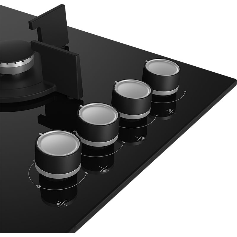 Placa a Gás BEKO HILW 64222 SE | 60 cm, 4 Queimadores, Wok, Preto