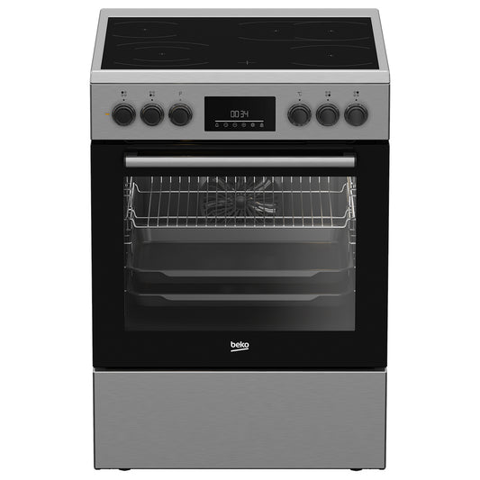 Fogão BEKO FSE67310GX | 72L, Vitrocerâmica, A