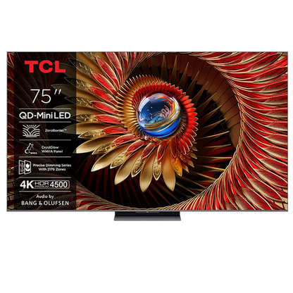 TV TCL 75C8K | 75", Mini LED, 4K, Google TV